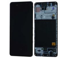 OLED displej + dotyková plocha s rámom pre Samsung Galaxy A51 (full size)