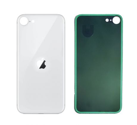 Apple iPhone SE 2020/SE 2022 - Zadné sklo housingu - biele