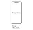 Hydrogel - matná ochranná fólia - iPhone 12 mini - typ výrezu 3