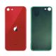 Apple iPhone SE 2020/SE 2022 - Zadné sklo housingu - červené