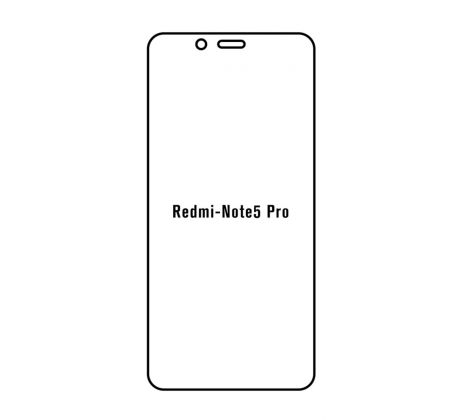 Hydrogel - matná ochranná fólia - Xiaomi Redmi Note 5 Pro 