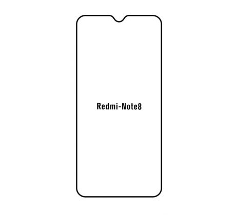 Hydrogel - matná ochranná fólia - Xiaomi Redmi Note 8 