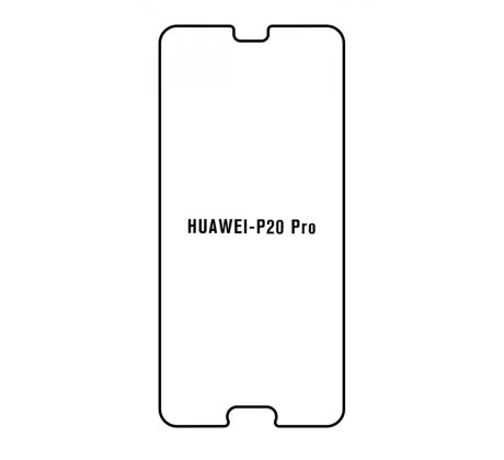Hydrogel - matná ochranná fólia - Huawei P20 Pro 