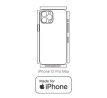 Hydrogel - matná zadná ochranná fólia (full cover) - iPhone 12 Pro Max - typ výrezu 8