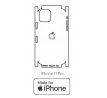 Hydrogel - zadná ochranná fólia (full cover) - iPhone 11 Pro - typ výrezu 9