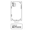 Hydrogel - zadná ochranná fólia (full cover) - iPhone 11 - typ výrezu 7