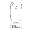 Hydrogel - matná zadná ochranná fólia (full cover) - iPhone XR - typ výrezu 3