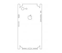 Hydrogel - zadná ochranná fólia (full cover) - iPhone 7 - typ výrezu 2