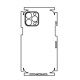 Hydrogel - matná zadná ochranná fólia (full cover) - iPhone 12 Pro Max - typ výrezu 4