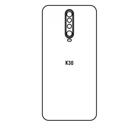 Hydrogel - matná zadná ochranná fólia - Xiaomi Redmi K30 5G