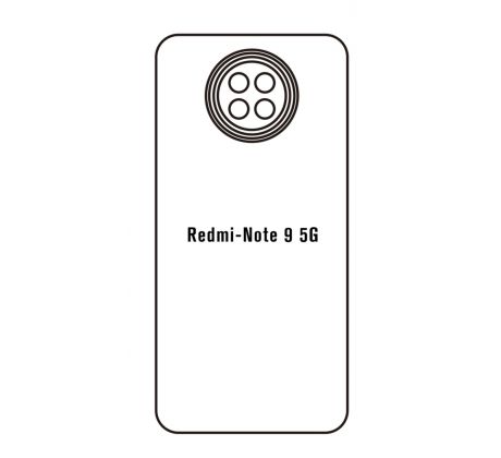 Hydrogel - matná zadná ochranná fólia - Xiaomi Redmi Note 9 5G 