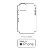 Hydrogel - zadná ochranná fólia (full cover) - iPhone 11 Pro Max - typ výrezu 4