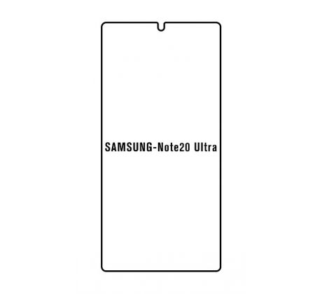 Hydrogel - Privacy Anti-Spy ochranná fólia - Samsung Galaxy Note 20 Ultra, typ výrezu 2