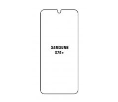 Hydrogel - Privacy Anti-Spy ochranná fólia - Samsung Galaxy S20+  - typ výrezu 2
