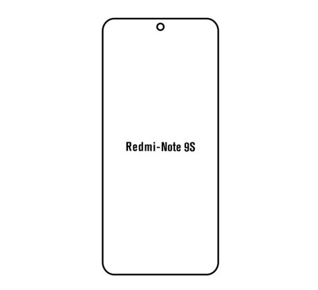 Hydrogel - Privacy Anti-Spy ochranná fólia - Xiaomi Redmi Note 9S  