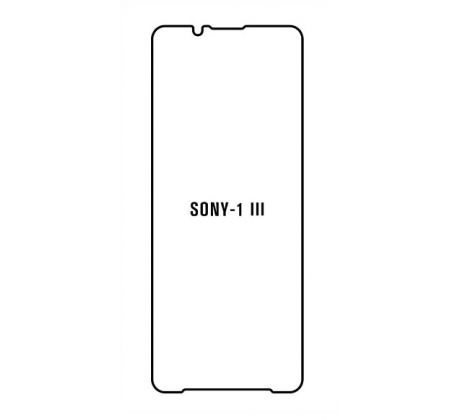 Hydrogel - matná ochranná fólia - Sony Xperia 1 III