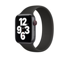 Remienok pre Apple Watch (38/40/41mm) Solo Loop, veľkosť M - čierny 