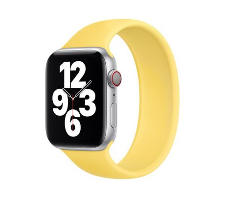Remienok pre Apple Watch (38/40/41mm) Solo Loop, veľkosť M - žltý 