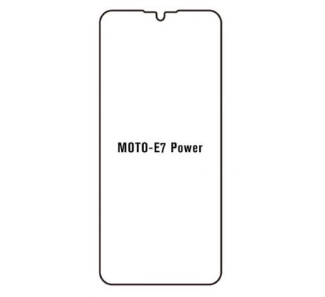 Hydrogel - matná ochranná fólia - Motorola Moto E7 Power