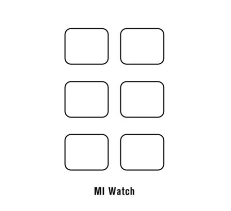 Hydrogel - 6x ochranná fólia - Xiaomi Mi Watch