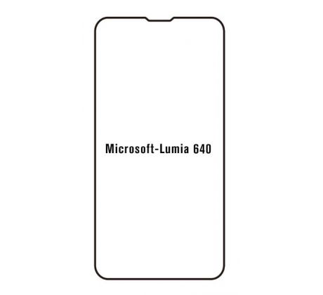 Hydrogel - matná ochranná fólia - Microsoft Lumia 640