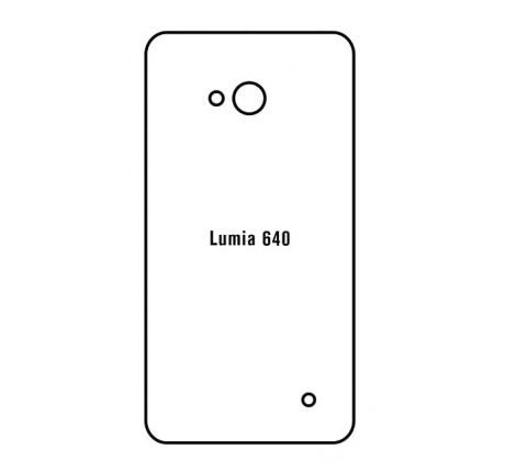 Hydrogel - matná zadná ochranná fólia - Microsoft Lumia 640