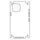 Hydrogel - zadná ochranná fólia (full cover) - iPhone 13 Pro - typ výrezu 6