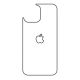Hydrogel - matná zadná ochranná fólia - iPhone 13 Pro - typ výrezu 6