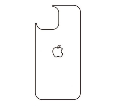 Hydrogel - matná zadná ochranná fólia - iPhone 13 Pro Max - typ výrezu 6