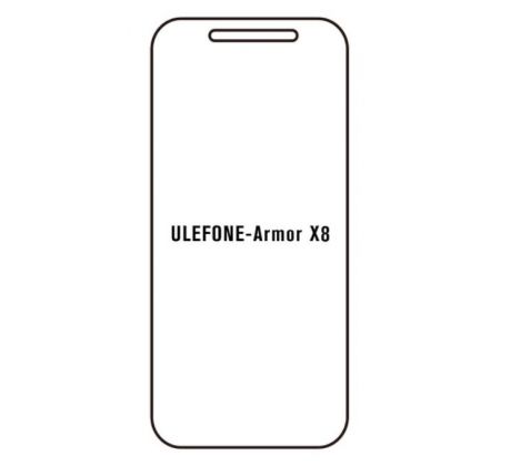 Hydrogel - matná ochranná fólia - Ulefone Armor X8 