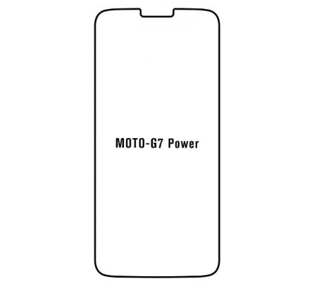 Hydrogel - matná ochranná fólia - Motorola Moto G7 Power