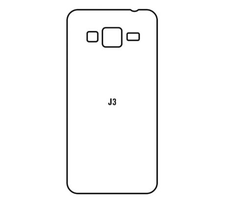 Hydrogel - matná zadná ochranná fólia - Samsung Galaxy J3 2016