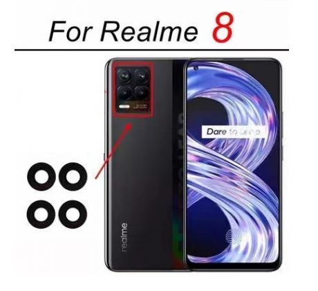 Náhradné sklo zadnej kamery - Realme 8