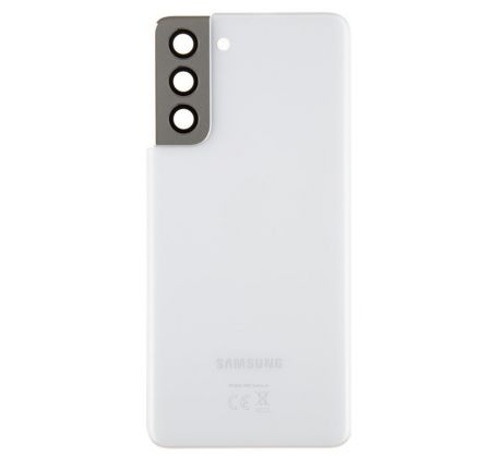 Samsung Galaxy S21 5G - Zadný kryt baterie - Phantom White so sklíčkom zadnej kamery (náhradný diel)