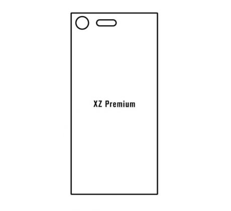 Hydrogel - zadná ochranná fólia - Sony Xperia XZ Premium
