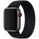 Remienok pre Apple Watch (42/44/45mm) Elastic Nylon, veľkosť 150-165mm - Black