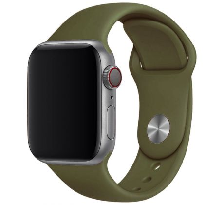 Remienok pre Apple Watch (42/44/45mm) Sport Band, Deep Olive, veľkosť S/M