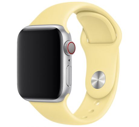 Remienok pre Apple Watch (42/44/45mm) Sport Band, Lemon Cream, veľkosť M/L