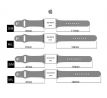 Remienok pre Apple Watch (42/44/45mm) Sport Band, Fire Opal, veľkosť M/L