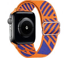 Scrunchie remienok pre Apple Watch (38/40/41mm) Blue Orange