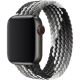 Remienok pre Apple Watch (38/40/41mm) Elastic Nylon, veľkosť 135-150mm - Black Clever