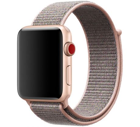 Nylonový remienok pre Apple Watch (42/44/45mm) Pink Sand