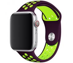 Remienok pre Apple Watch (38/40/41mm) Sport, purple-green (veľkosť L)