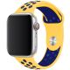 Remienok pre Apple Watch (42/44/45mm) Sport, yellow-midnight blue (veľkosť L)