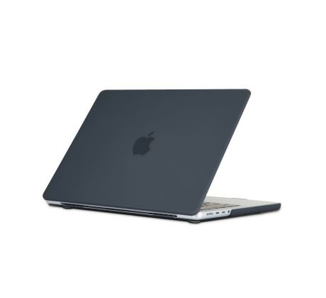 Matný transparentný kryt pre Macbook Pro 16.2'' (A2485) čierny