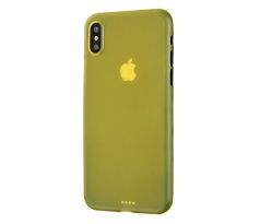 Slim minimal iPhone X/XS žltý