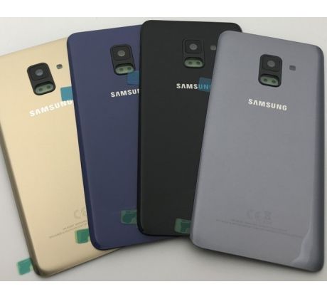 Samsung Galaxy A8+ 2018 A730 - Zadný kryt - čierny (náhradný diel)