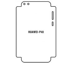 Hydrogel - zadná ochranná fólia - Huawei P40 - typ výrezu 2