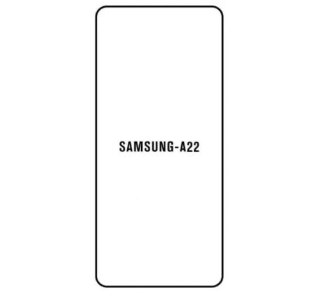 Hydrogel - ochranná fólia - Samsung Galaxy A22 5G - typ výrezu 2