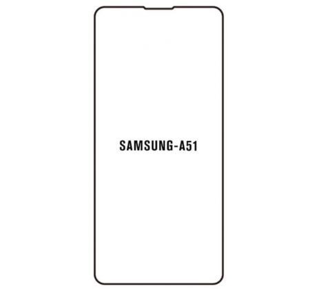 Hydrogel - ochranná fólia - Samsung Galaxy A51 5G - typ výrezu 2